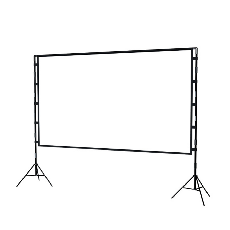 120” Portable Movie Projector Screen - Outdoor Indoor 16:9 4K Tripod Stand Case - SuperSaverAU - view 1