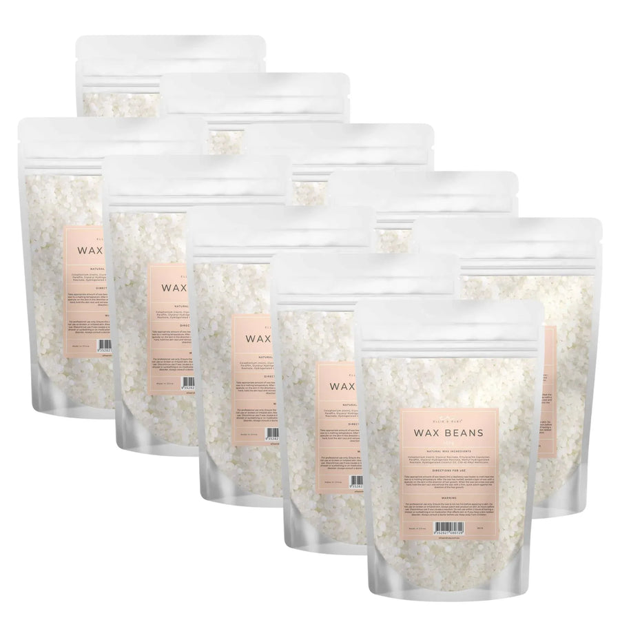 Premium Milk Hard Wax Beads 100g 10 Pack Stripless Hair Removal Wax