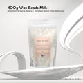 Coconut Oil Hard Wax Beans 400g - Stripless Brazilian Bikini Hair Removal - SuperSaverAU - view 2