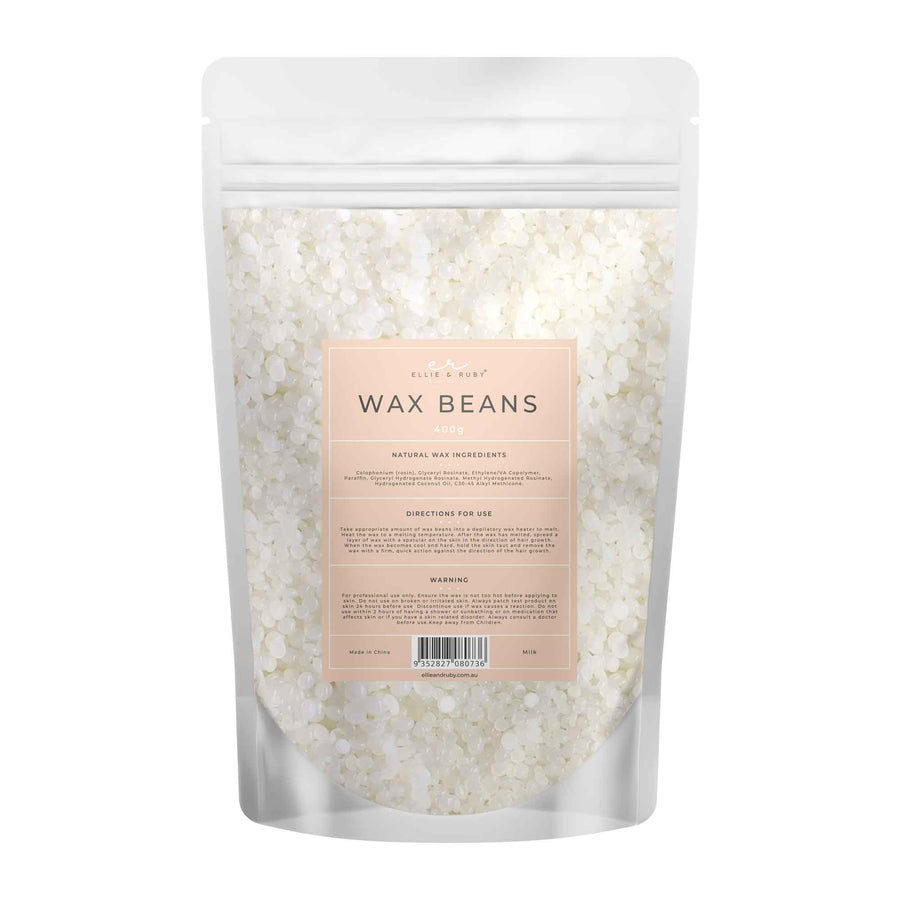 Coconut Oil Hard Wax Beans 400g - Stripless Brazilian Bikini Hair Removal - SuperSaverAU - view 1