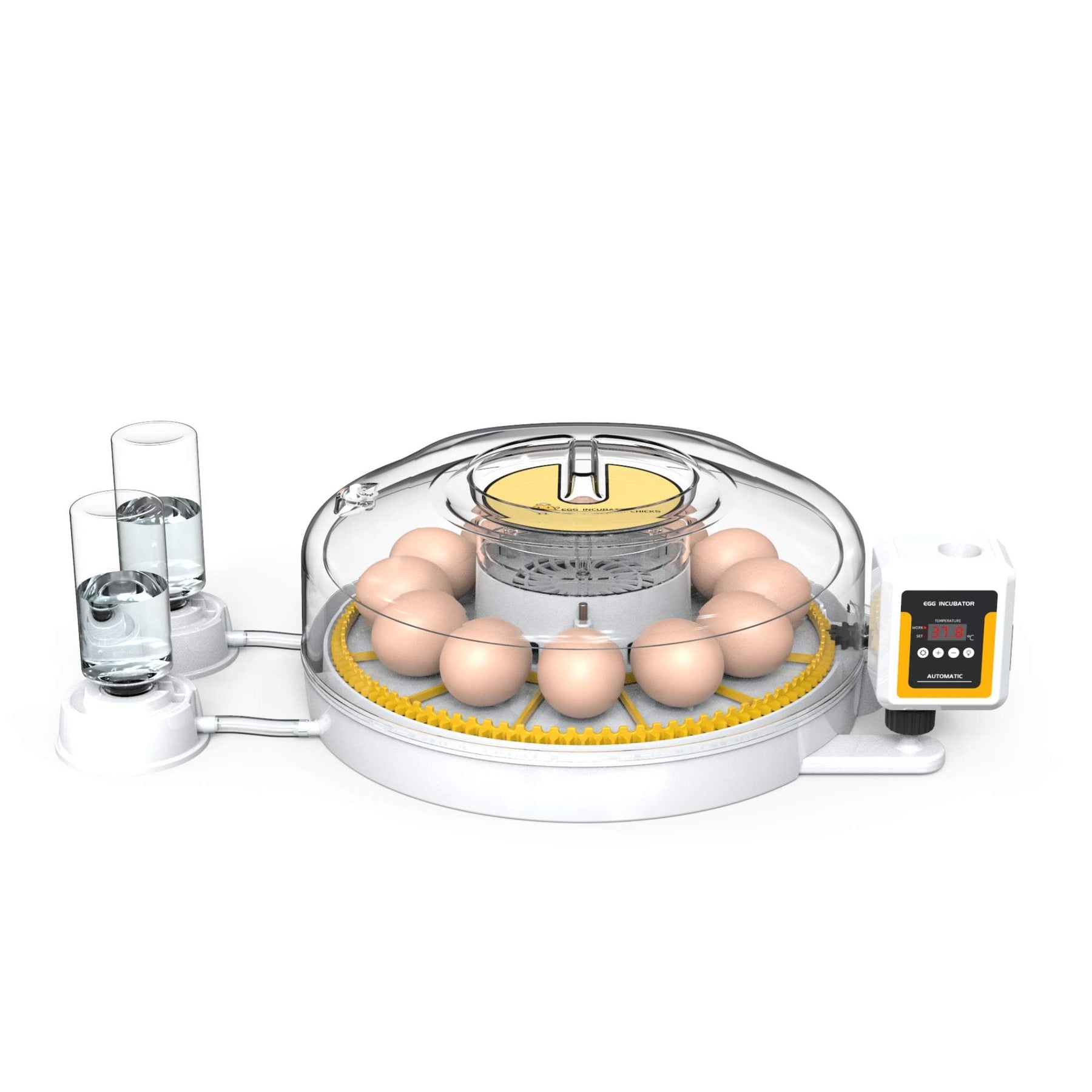 Digital Automatic Egg Incubator for 12 Eggs - Chicken, Quail, Duck, Auto Turning - SuperSaverAU - view 1