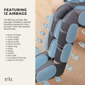 Orku Air Compression Leg and Foot Massager with Heat – 12 Airbags, 5 Levels, Portable - SuperSaverAU - view 3