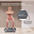 Social Hike KW566 Vibration Plate Machine 200W with 99 Speeds & Bands - Grey