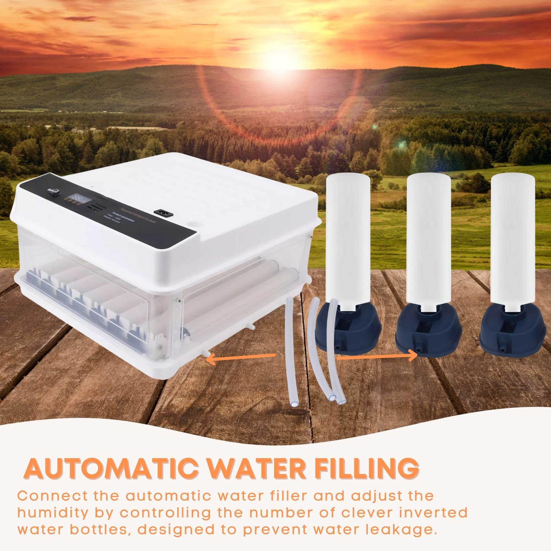 Premium Automatic 70 Egg Incubator with Digital Turning