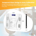 Premium Bluetooth Smart Body Fat Scale with App & USB Charging - White