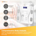 Premium Bluetooth Smart Body Fat Scale with App & USB Charging - White