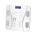 Premium Bluetooth Smart Body Fat Scale with App & USB Charging - White