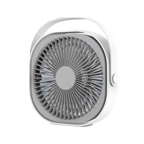 3-Speed USB 20cm Desktop Fan – Quiet Portable Lightweight Rechargeable Cooler - SuperSaverAU - view 1