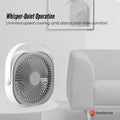 3-Speed USB 20cm Desktop Fan – Quiet Portable Lightweight Rechargeable Cooler - SuperSaverAU - view 3
