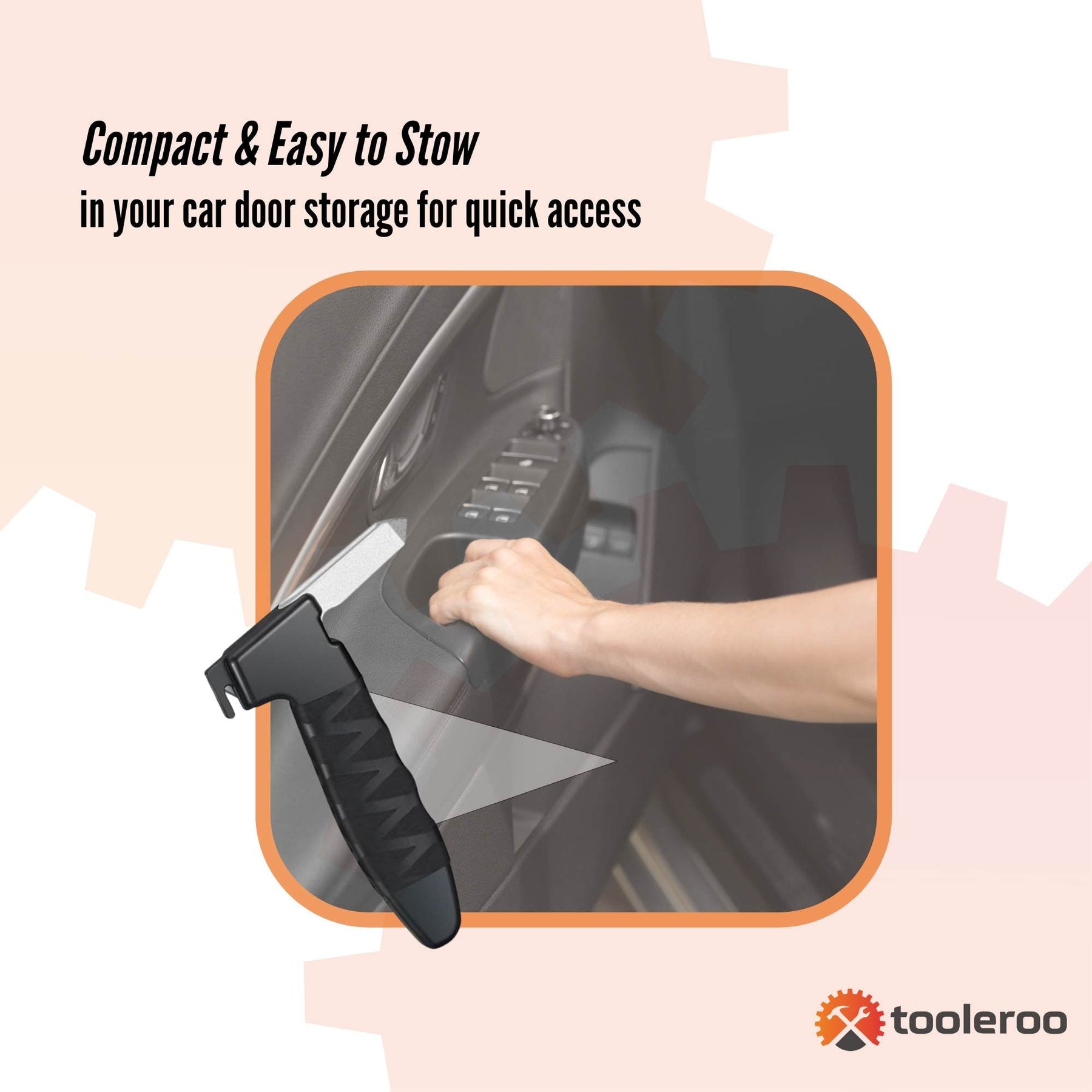 Tooleroo Car Cane Handle 3-in-1 Handy Grip - Lightweight, Non-Slip, Universal Fit - SuperSaverAU - view 4