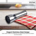 Kitchee Stainless Steel Salt & Pepper Grinder with Adjustable Coarseness - 75ml