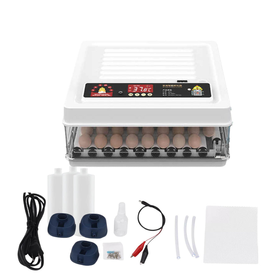 Premium Automatic 130 Egg Incubator with Digital Turning