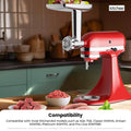Kitchee Meat Food Grinder Sausage Attachment - Compatible with KitchenAid Mixers - SuperSaverAU - view 6