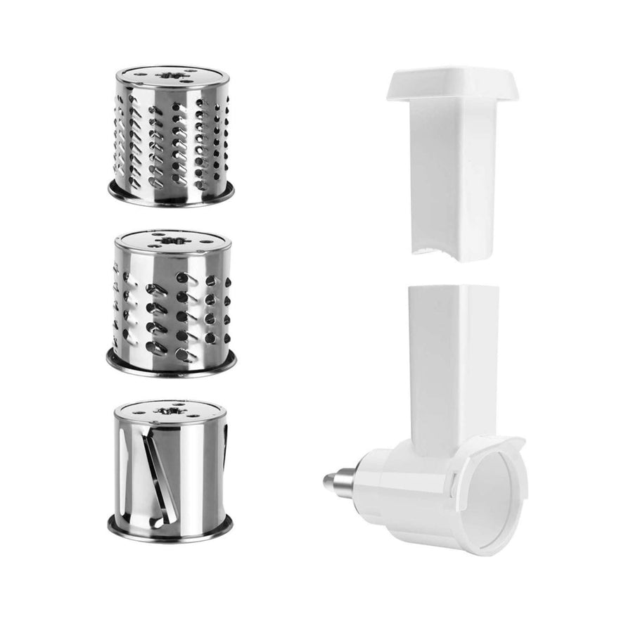 Kitchee Slicer Shredder Grater 3 Attachments - Compatible with KitchenAid Mixer - SuperSaverAU - view 1