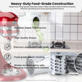 Kitchee Slicer Shredder Grater 3 Attachments - Compatible with KitchenAid Mixer - SuperSaverAU - view 4
