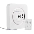 Tooleroo Wall Mountable CD Player Speaker - Bluetooth HiFi FM Radio White - SuperSaverAU - view 1
