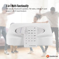 Tooleroo Wall Mountable CD Player Speaker - Bluetooth HiFi FM Radio White - SuperSaverAU - view 6
