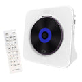 Tooleroo Bluetooth Portable Desktop CD Player Speaker - White
