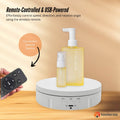 Tooleroo Electric 360 Rotating Product Display Stand White for Merchandise Video - SuperSaverAU - view 4