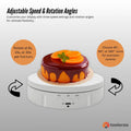 Tooleroo Electric 360 Rotating Product Display Stand White for Merchandise Video - SuperSaverAU - view 5