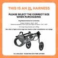 Rooster Farms Large Dog Wheelchair XL Harness - Adjustable, Durable, Lightweight