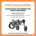 Rooster Farms Large Dog Wheelchair XL Harness - Adjustable, Durable, Lightweight - SuperSaverAU - view 2