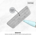 Kitchee Refillable Spray Floor Mop with Washable Microfibre Pad - 380ml