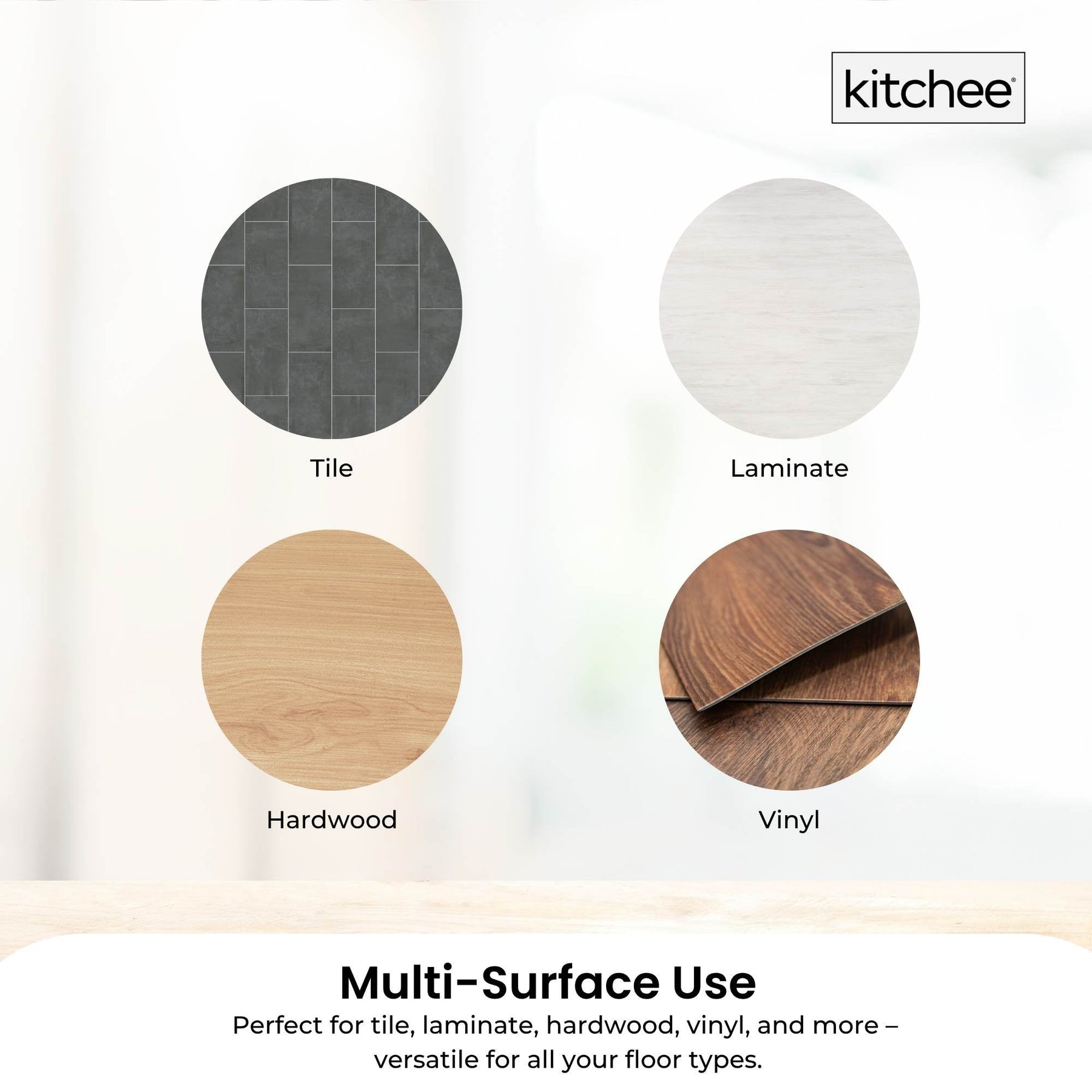 Kitchee Spin Mop & Bucket Set with Microfibre Pad - 10L