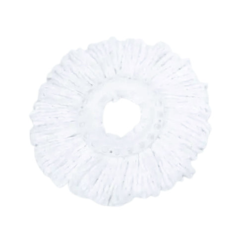 Kitchee Microfibre Replacement Mop Head for Spin Mop - White, 33 x 33cm