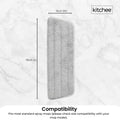 Kitchee Replacement Microfibre Mop Pad for Spray Floor Mop - 39 x 13cm