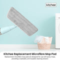 Kitchee Replacement Microfibre Mop Pad for Spray Floor Mop - 39 x 13cm