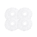 Kitchee Spin Mop Replacement Mop Head 4 Pack, 33x33 cm, Machine Washable - SuperSaverAU - view 1