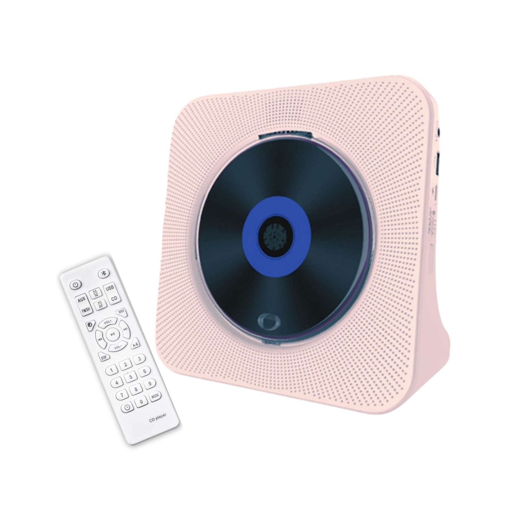 Tooleroo Bluetooth Portable Desktop CD Player Speaker - Pink