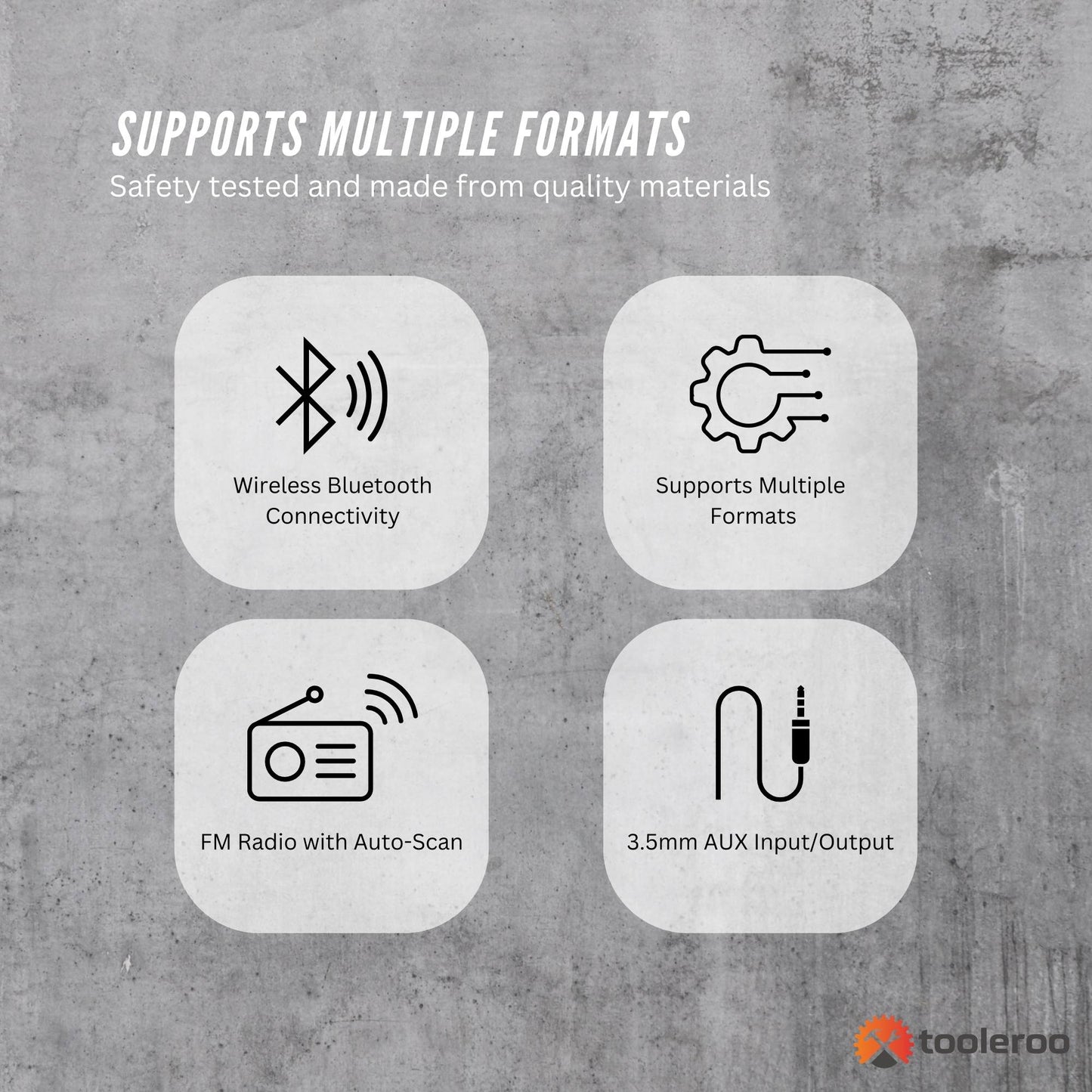 Tooleroo USB Rechargeable Desktop CD Player Speaker – Bluetooth Portable Pink