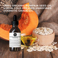 Orku Organic Pumpkin Seed Oil 25ml - Virgin Cold Pressed, 100% Pure, Cosmetic Gr. - SuperSaverAU - view 2