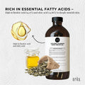 Orku Organic Pumpkin Seed Oil 1L - Virgin Cold Pressed, 100% Pure, Cosmetic Gr. - SuperSaverAU - view 3