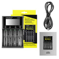 LiitoKala Lii-M4S Battery Charger LCD 4-Slot USB Li-ion NiMH Test Discharge Mode - SuperSaverAU - view 1