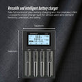 LiitoKala Lii-M4 Smart Battery Charger LCD - 4-Slot USB for 18650 AA AAA Li-ion - SuperSaverAU - view 3
