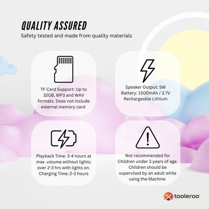 Mini Karaoke Machine and 2x Wireless Microphones Portable Bluetooth Speaker Blue