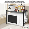 Kitchee Microwave Single Shelf - Expanding Storage Rack Kitchen Organiser Stand - SuperSaverAU - view 2