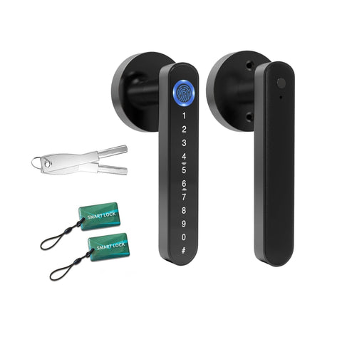 Tooleroo Digital Smart Door Lock Handle - 5in1 Keypad Home Entry Security System - SuperSaverAU - view 1
