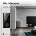 Tooleroo Digital Smart Door Lock Keypad - 5-in-1  Home Entry Security System - SuperSaverAU - view 3