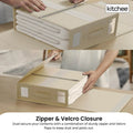 Kitchee Foldable Bed Sheet Storage Box – Beige 1 Pack