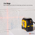 Tooleroo 3-in-1 Digital Laser Tape Measure - 40m Laser & 5m Tape