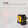Tooleroo 3-in-1 Digital Laser Tape Measure - 60m Laser & 5m Tape