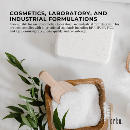 Orku 1Kg Potassium Citrate Food Grade Granular E332