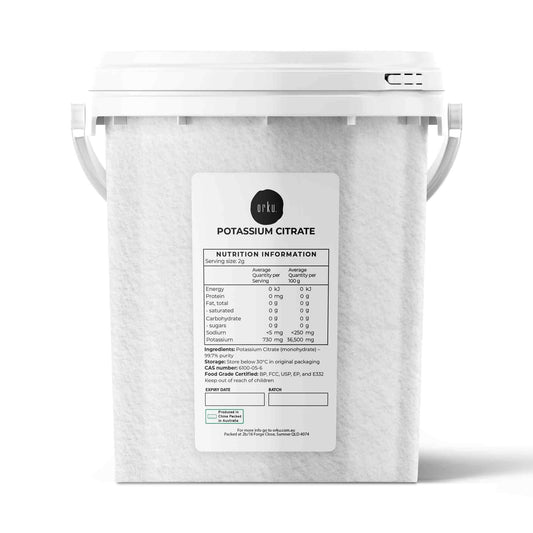 Orku 1.3Kg Potassium Citrate Food Grade Granular E332