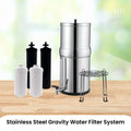 Orku 11L Gravity Benchtop Water Filter + Gauge-Stainless Steel Fluoride Removal - SuperSaverAU - view 2