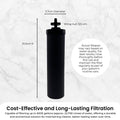 Orku Carbon Block Filter Cartridge - Replacement for Berkey BB9-2 Gravity Filter - SuperSaverAU - view 4