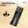 LiitoKala Lii-100 Smart Battery Charger - USB Output for 18650 AA AAA Li-ion NiMH - SuperSaverAU - view 2